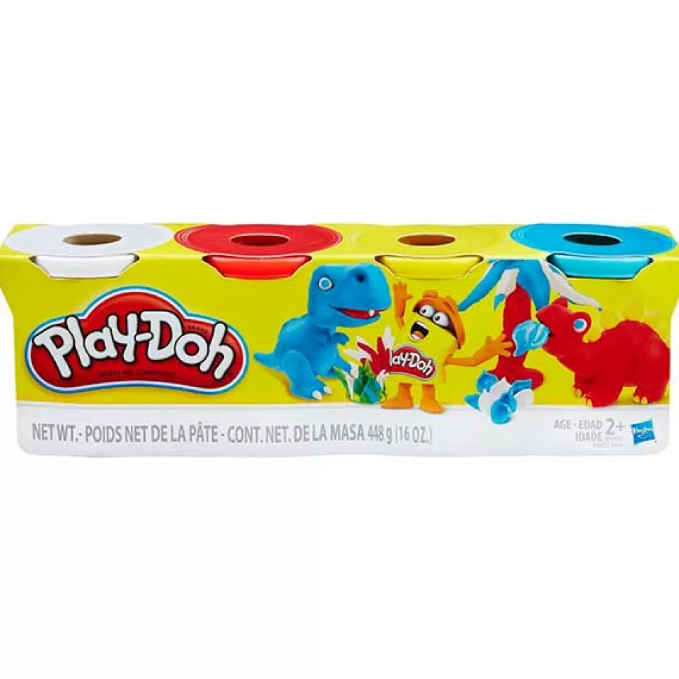 Brinquedos Play-Doh Play-Doh Pack 4 Potes Classico Cores< Brinquedos De Plasticina