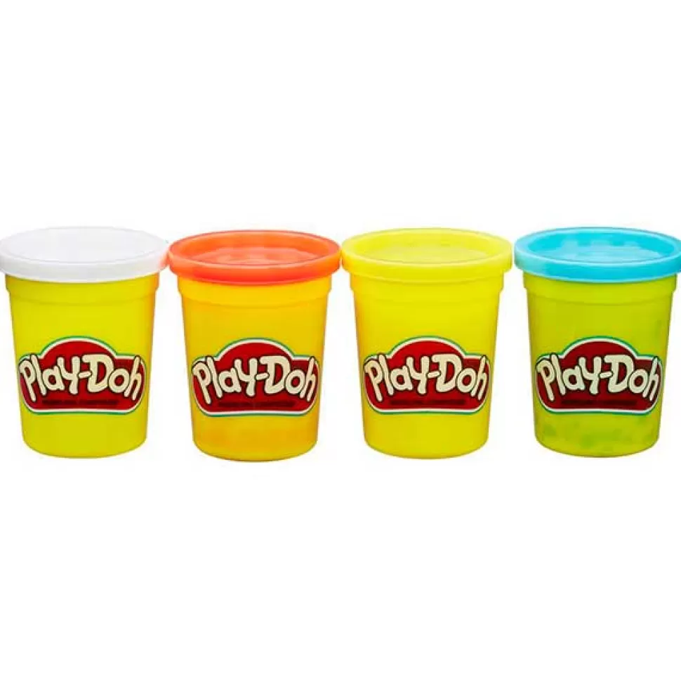 Brinquedos Play-Doh Play-Doh Pack 4 Potes Classico Cores< Brinquedos De Plasticina
