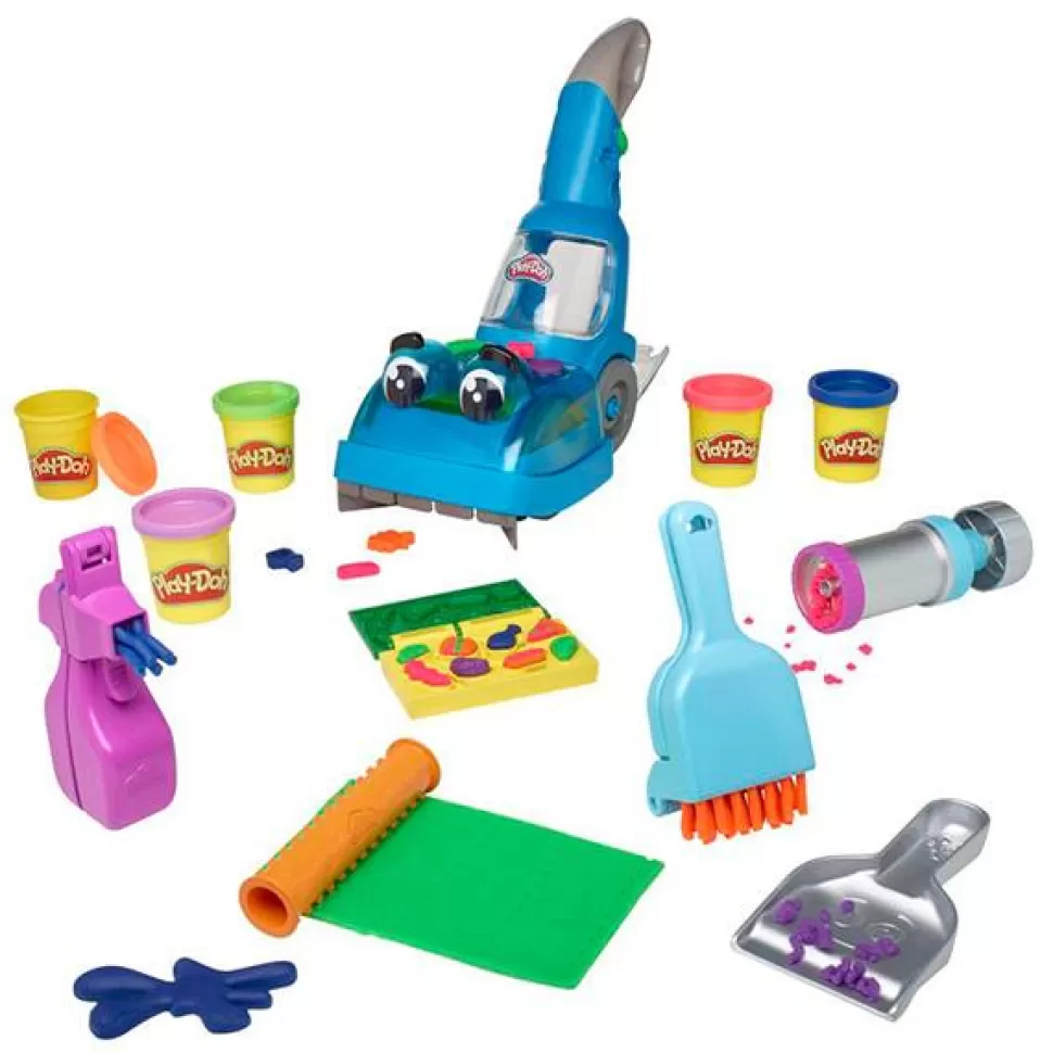 Brinquedos Hasbro Play-Doh Zoom Zoom Aspirador Com 5 Latas De Plasticina< Brinquedos De Plasticina