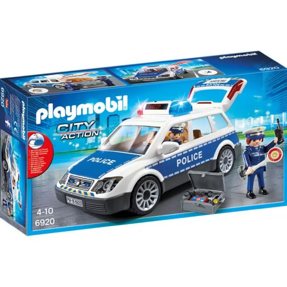Brinquedos Playmobil City Action Playmobil 6920 City Action Carro De Policia Com Luzes E Som< Brinquedos De Carros