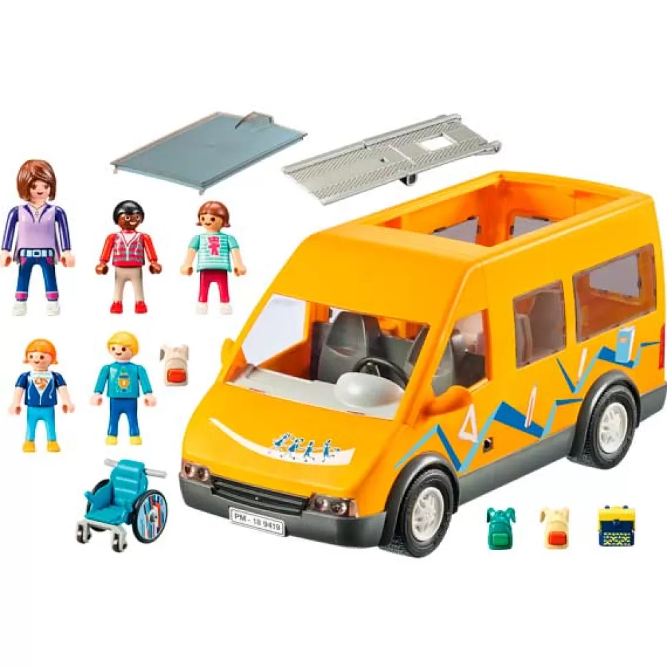 Brinquedos Playmobil City Life Playmobil 9419 City Life Onibus Escolar Da Vida Na Cidade< Brinquedos De Carros