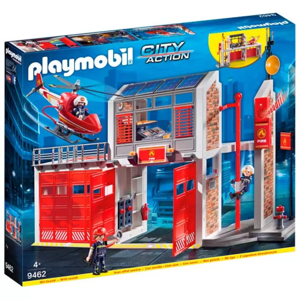 Brinquedos Playmobil City Action Playmobil 9462 City Action Corpo De Bombeiros< Brinquedos De Aviões