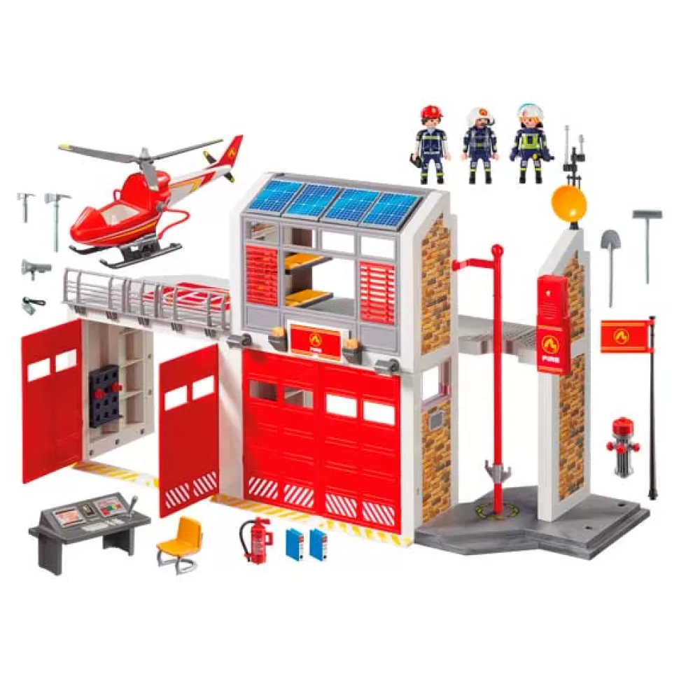 Brinquedos Playmobil City Action Playmobil 9462 City Action Corpo De Bombeiros< Brinquedos De Aviões
