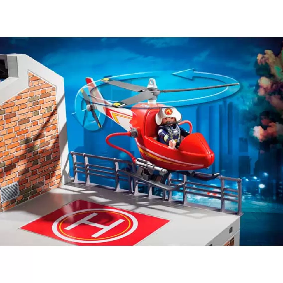 Brinquedos Playmobil City Action Playmobil 9462 City Action Corpo De Bombeiros< Brinquedos De Aviões