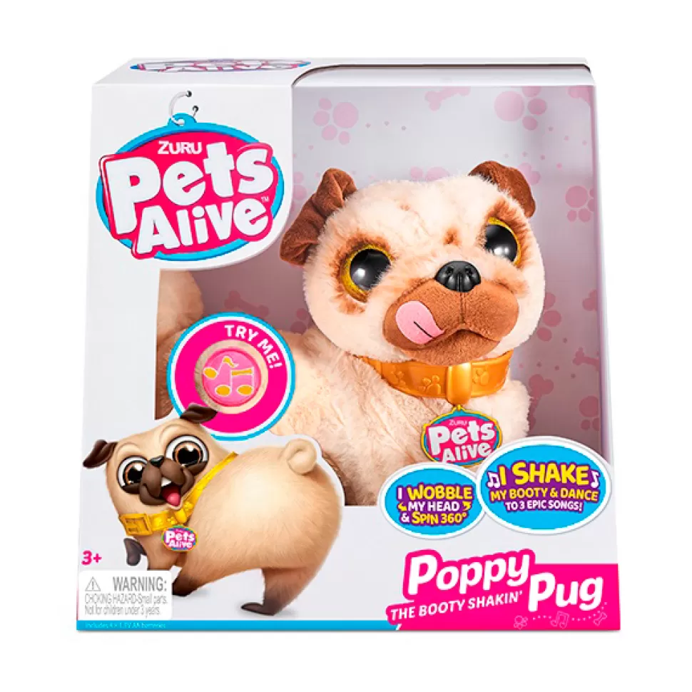 Cheap Brinquedos ZURU Poppy Pug Pets Alive Dancing Puppy