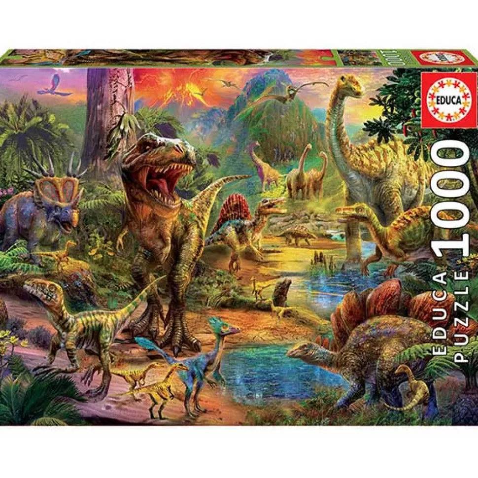 Cheap Brinquedos Educa Borras Puzzle 1000P Dinosaur Land