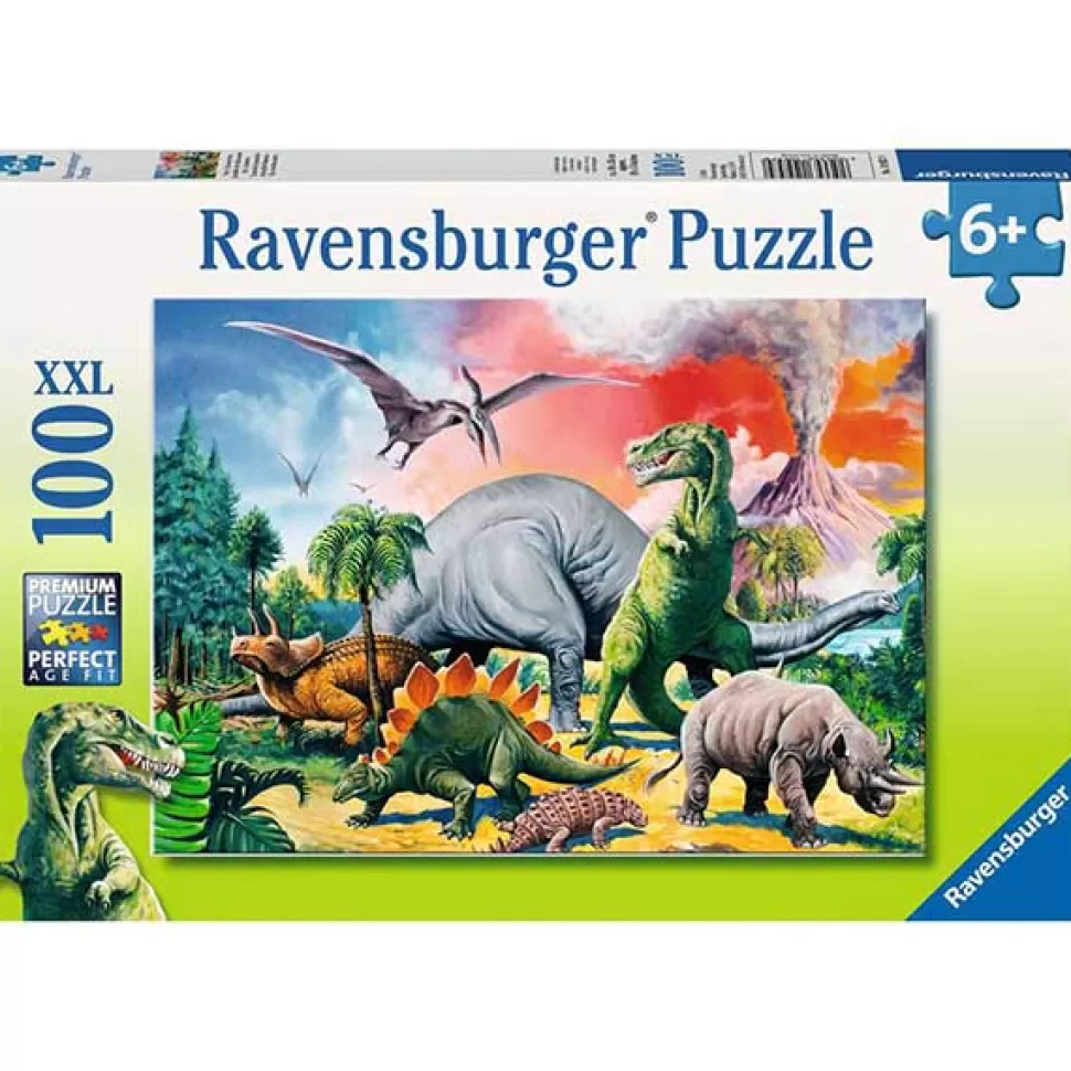 Fashion Brinquedos Ravensburger Puzzle 100P Dinossauros