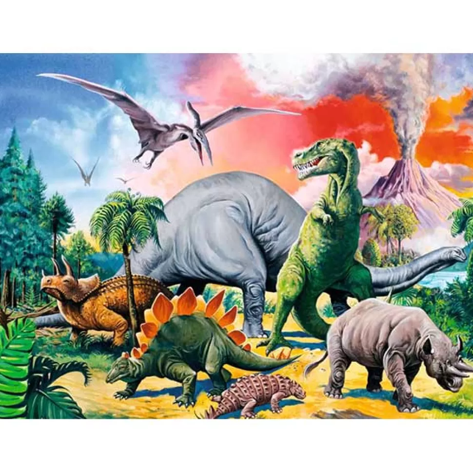 Fashion Brinquedos Ravensburger Puzzle 100P Dinossauros