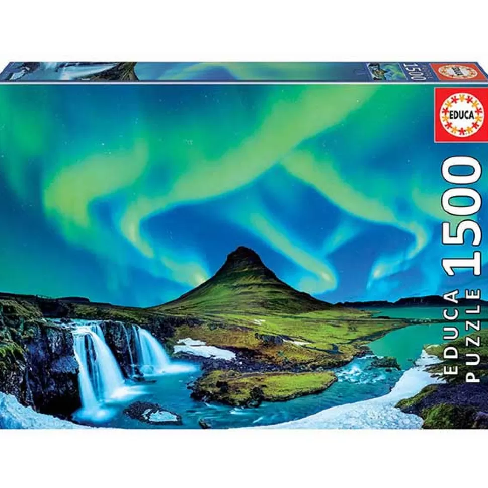 Shop Brinquedos Educa Borras Puzzle 1500P Northern Lights, Islandia