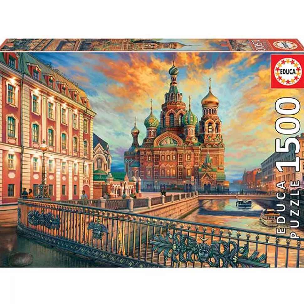 Fashion Brinquedos Educa Borras Puzzle 1500P Sao Petersburgo