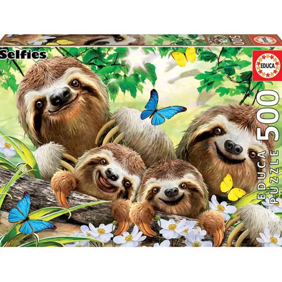 Cheap Brinquedos Educa Borras Puzzle 500P 500P Familia Preguicosa