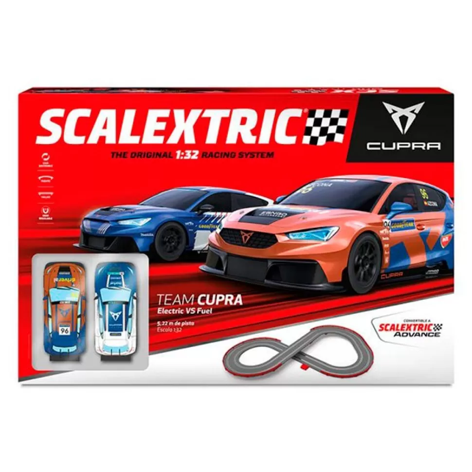 Brinquedos Scalextric Scalextric Original Circuito Team Cupra: Electric Vs Fuel 1:32< Brinquedos De Carros
