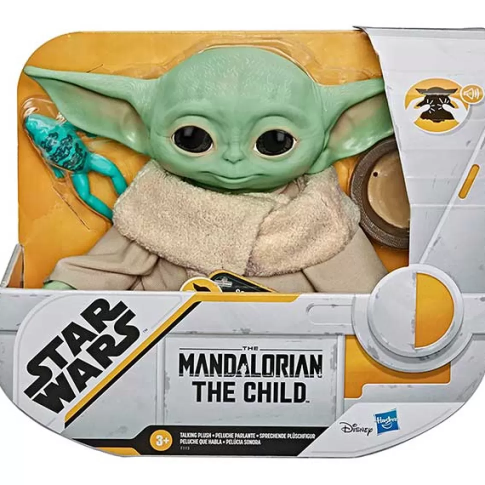 New Brinquedos Star Wars Star Wars Mandalorian Pelucia The Child Com Voz 19Cm